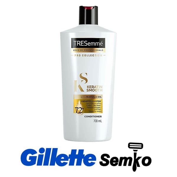 نرم کننده مو ترزمه Tresemme مدل کراتین Keratin Smooth حجم 700 میل