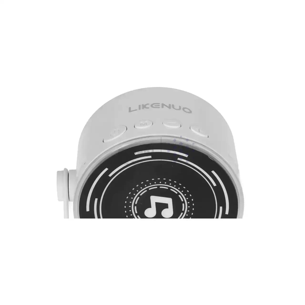 اسپیکر بی سیم و هولدر گوشی موبایل Likenuo مدل LX-21 – سفید — تصویر ۸