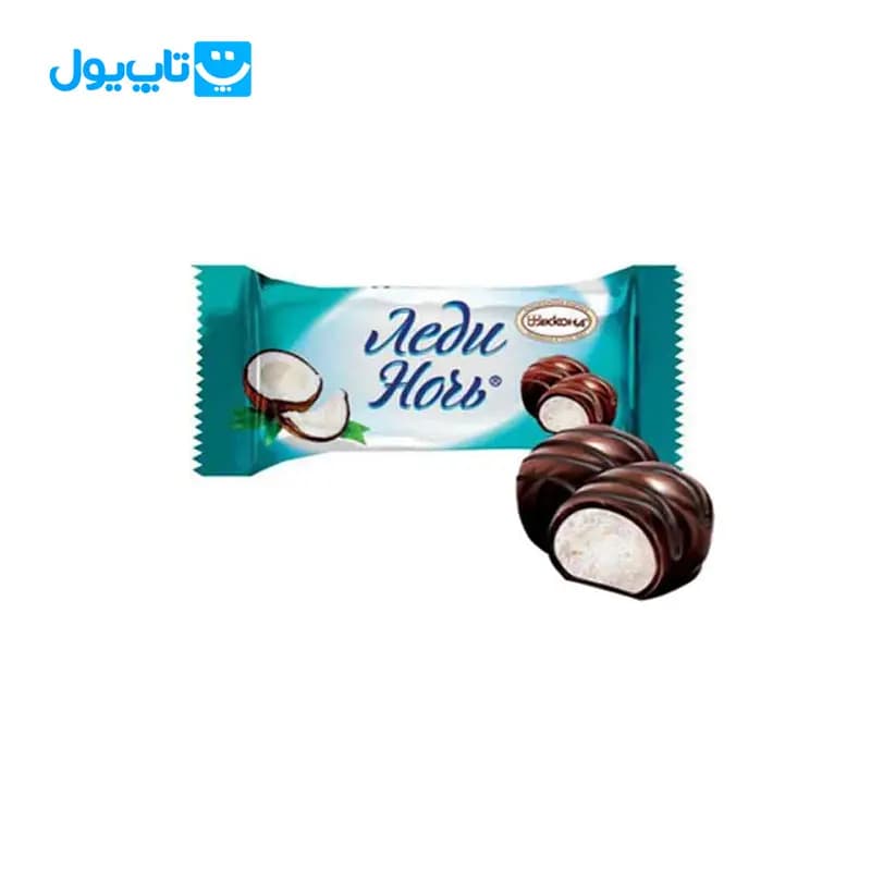 شکلات روسی آکوند Akkond مدل مغزدار نارگیلی