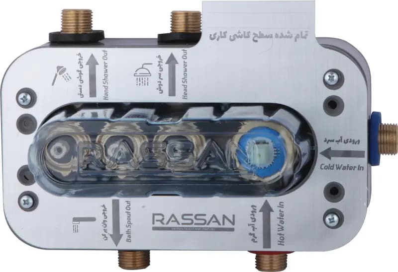 مکانیزم دوش توکار راسان مدل ایکاد — تصویر ۶