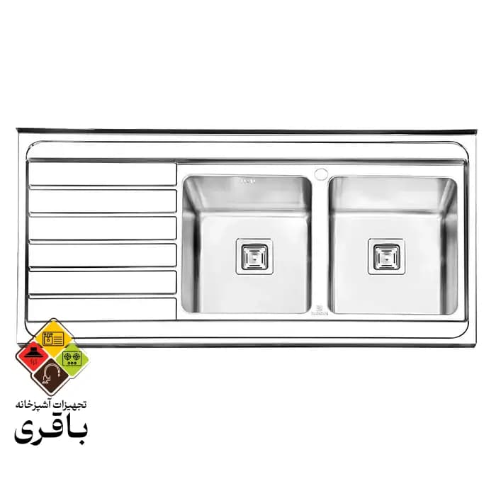 سینک پرنیان استیل Ps 1114 روکار