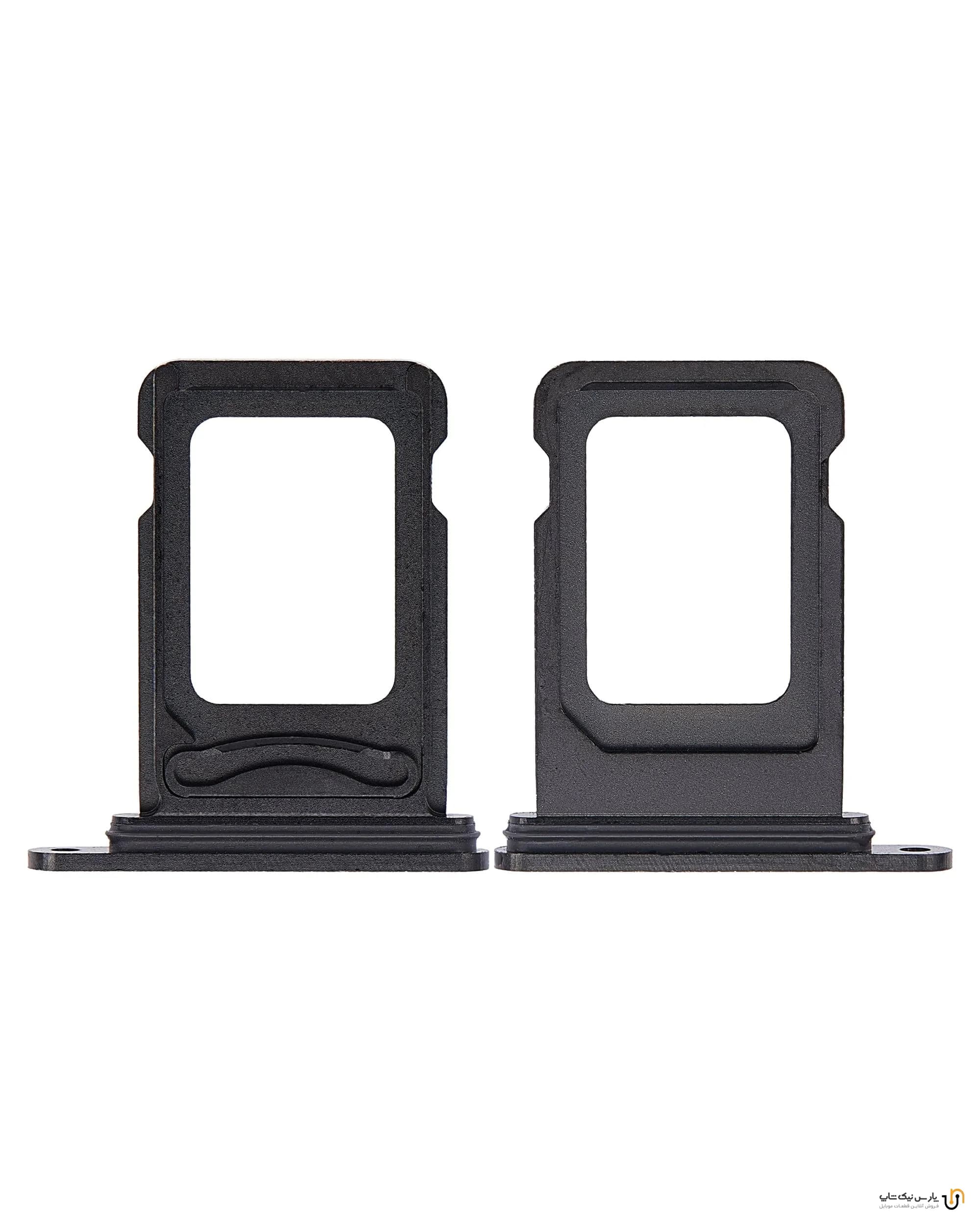 SIM TRY HOLDER IPHONE 14 14PRO 14PRO MAX SPACE BLACK خشاب سیم کارت آیفون مشکی متالیک