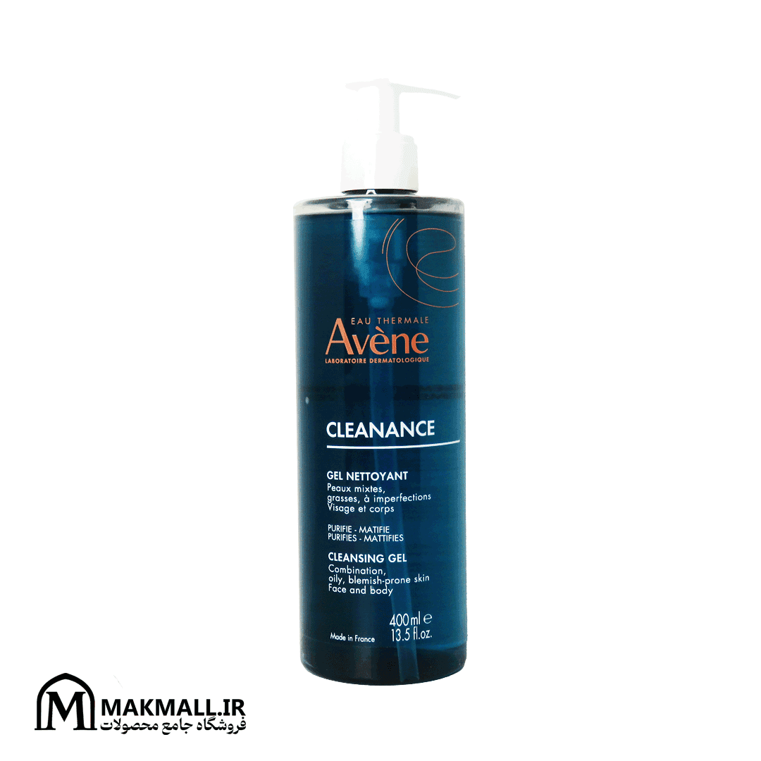 ژل شستشوی صورت اون کلینانس 400 میل | Avène Cleanance Cleansing Gel 400ml — تصویر ۲
