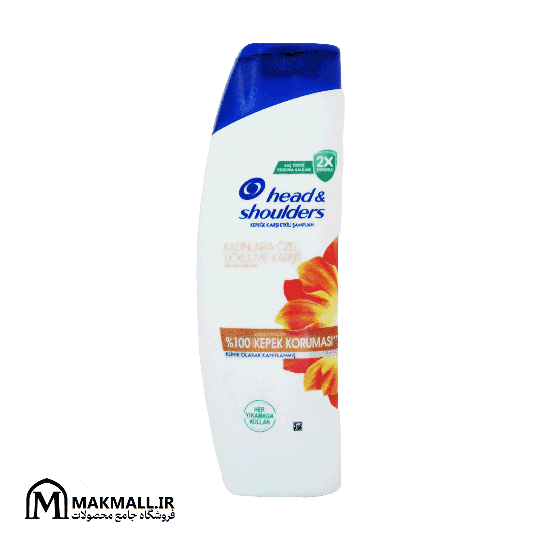 شامپو ضد شوره و ضد ریزش مو هد اند شولدرز 330 میل | Head & Shoulders Anti-Dandruff & Anti Hair Fall Shampoo for Women 330ml — تصویر ۳