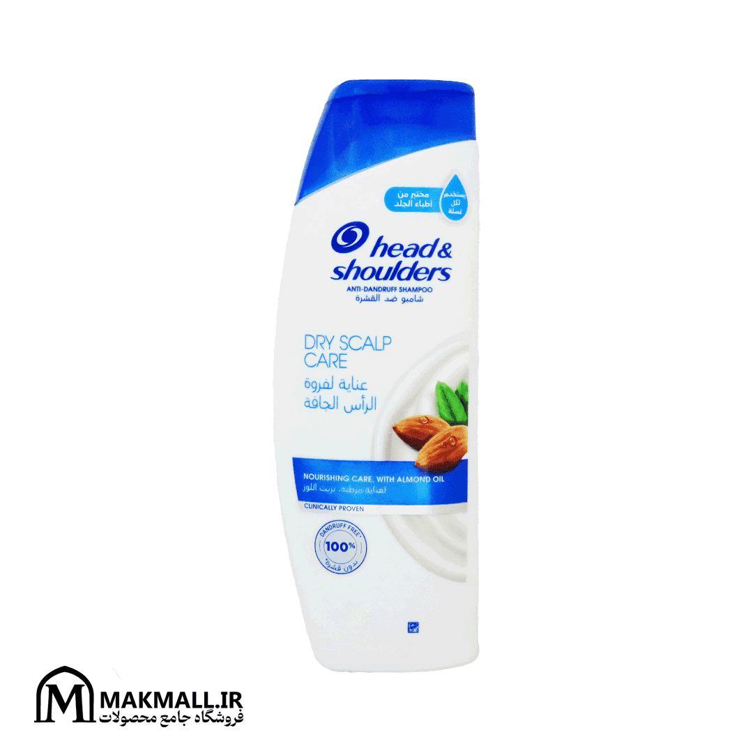 شامپو ضدشوره هد اند شولدرز، حاوی روغن بادام 400 میلی‌لیتر | Head & Shoulders Dry Scalp Care Anti-Dandruff Shampoo With Almond Oil 400ml** — تصویر ۳