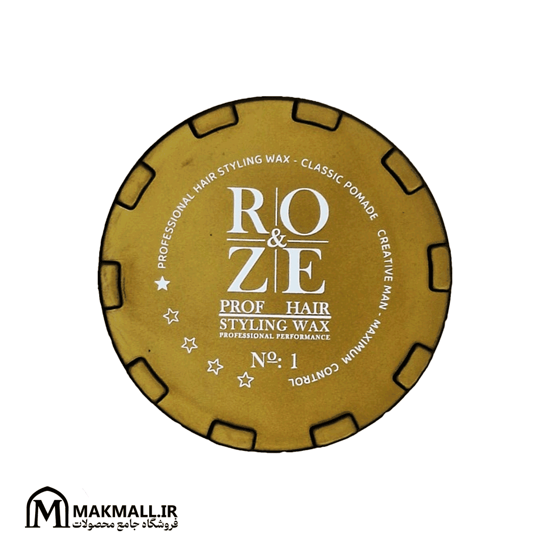 واکس مو رز شماره 1 150 میل | RIO &amp; ZIE Professional Hair Styling Wax No.1 Gold 150ml — تصویر ۲