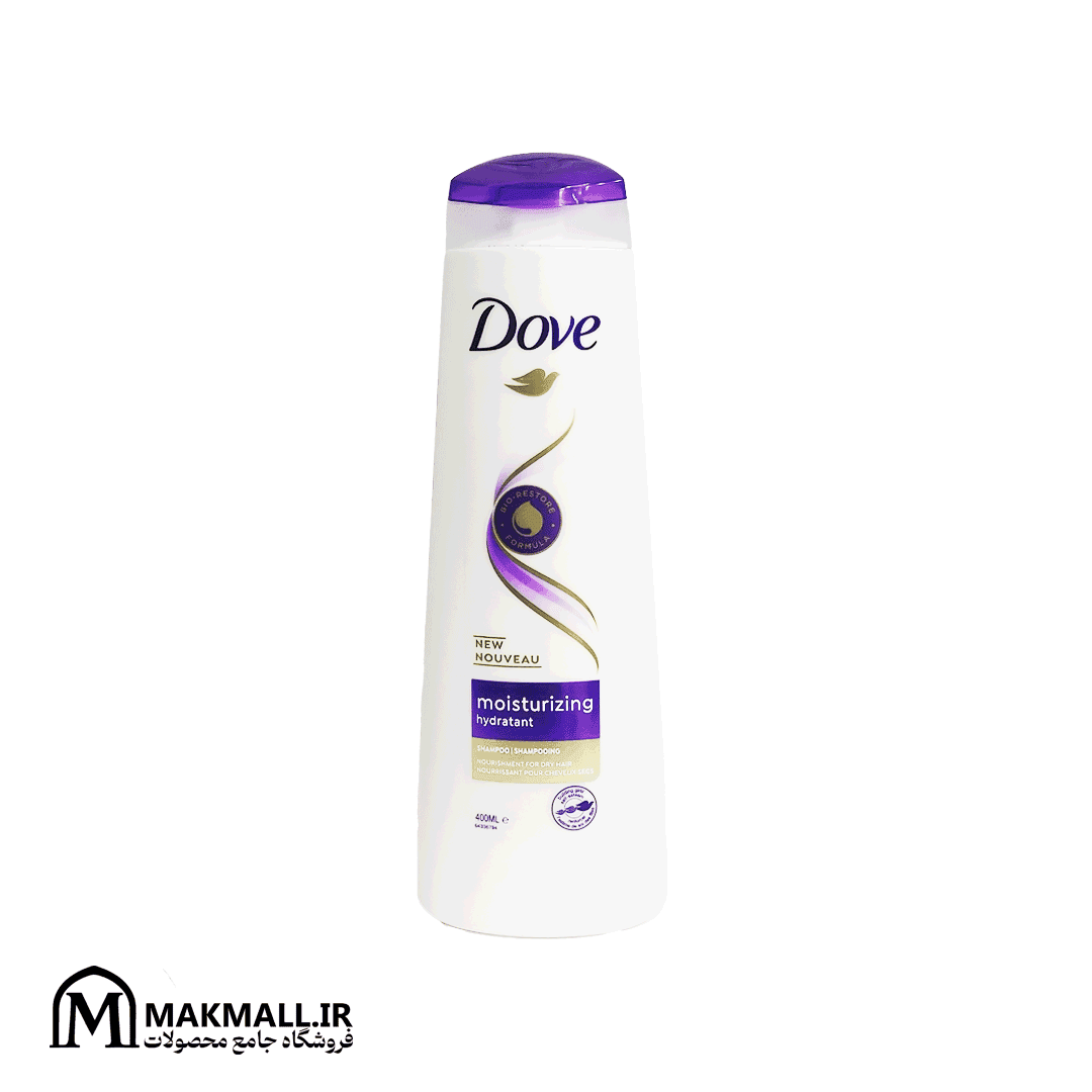 شامپو داو آبرسان روزانه 400 میل | Dove Daily Moisture Shampoo 400ml – رطوبت رسان قوی و محافظت از ساقه مو — تصویر ۴