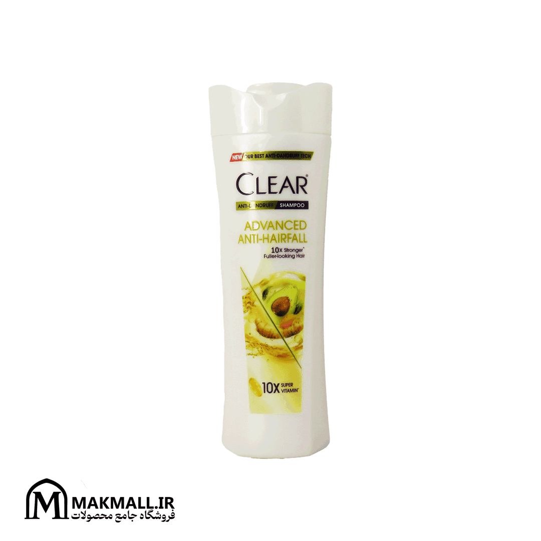 شامپو ضد ریزش و ضد شوره کلیر تقویت‌کننده پوست سر 300 میل | CLEAR Advanced Anti-Hairfall & Anti-Dandruff Shampoo 300ml — تصویر ۳
