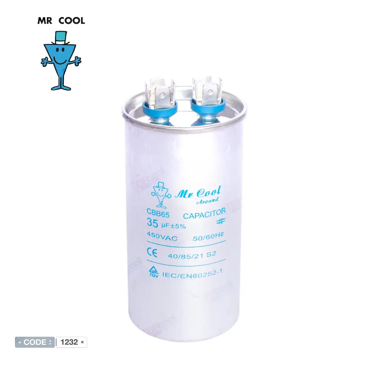 خازن 35 میکروفاراد برند مستر کول MR. COOL — تصویر ۳