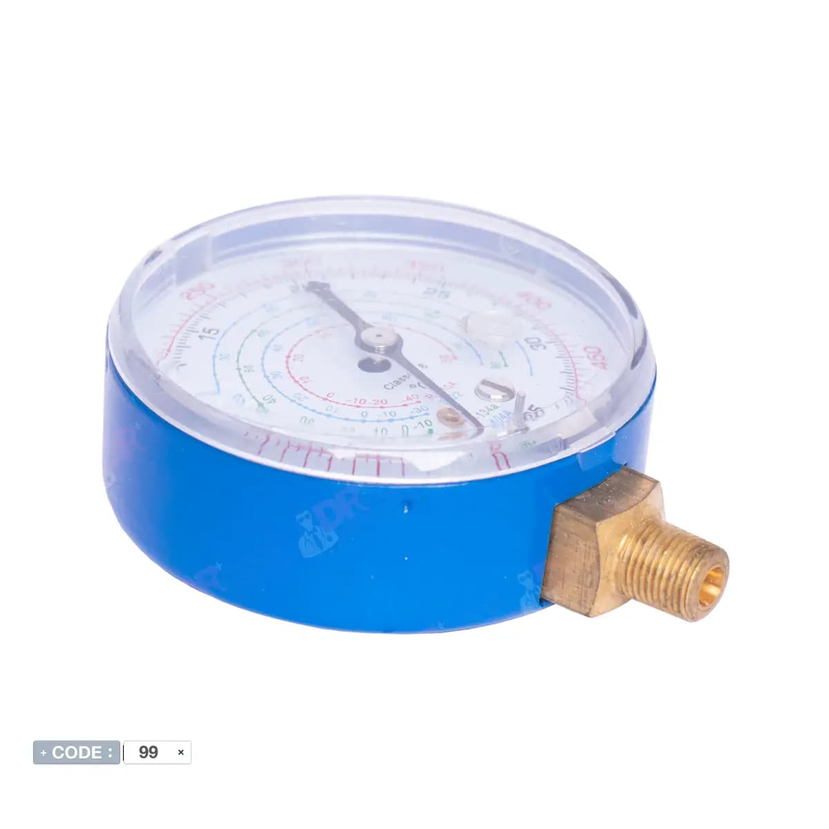 ساعت گیج فشار پایین آبی 500 psi برند THINK — تصویر ۵