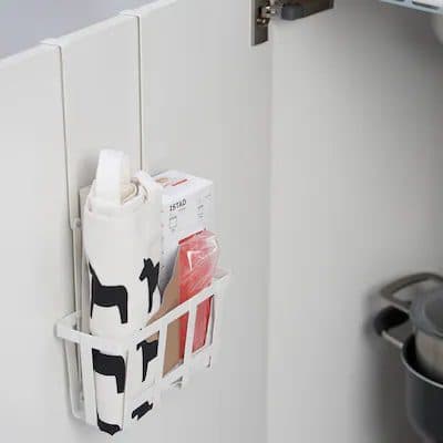 سبد گیره ای کابینت ایکیا PALYCKE سفید — تصویر ۳