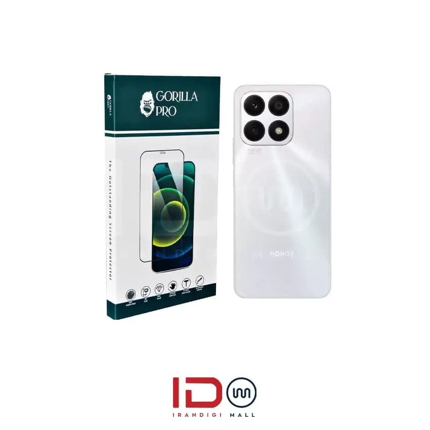 گلس و محافظ هیدروژلی (شفاف) بدنه گوشی آنر مدل HONOR X8a