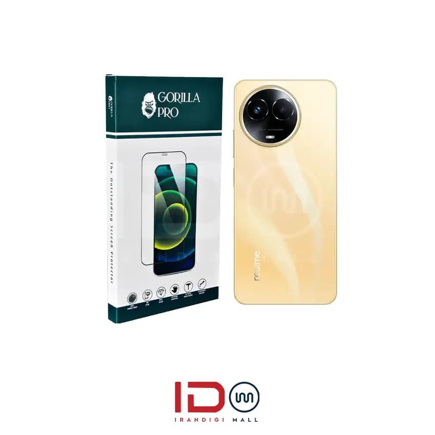 گلس و محافظ هیدروژلی (مات) بدنه گوشی ریلمی مدل REALME 11