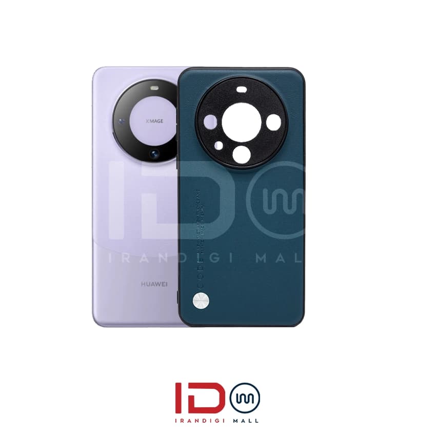 قاب چرمی لاکچری گوشی هواوی مدل HUAWEI MATE 60 PRO برند CODE رنگ سبز تیره
