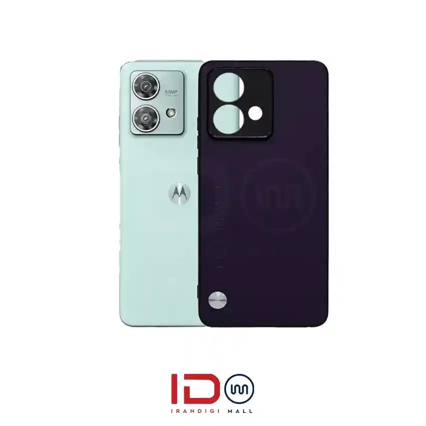 قاب چرمی لاکچری گوشی موتورولا مدل MOTOROLA G14 برند CODE رنگ بنفش