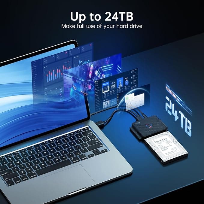 تبدیل FIDECO USB 3.0 to SATA or IDE Adapter S3G-PL03 — تصویر ۶
