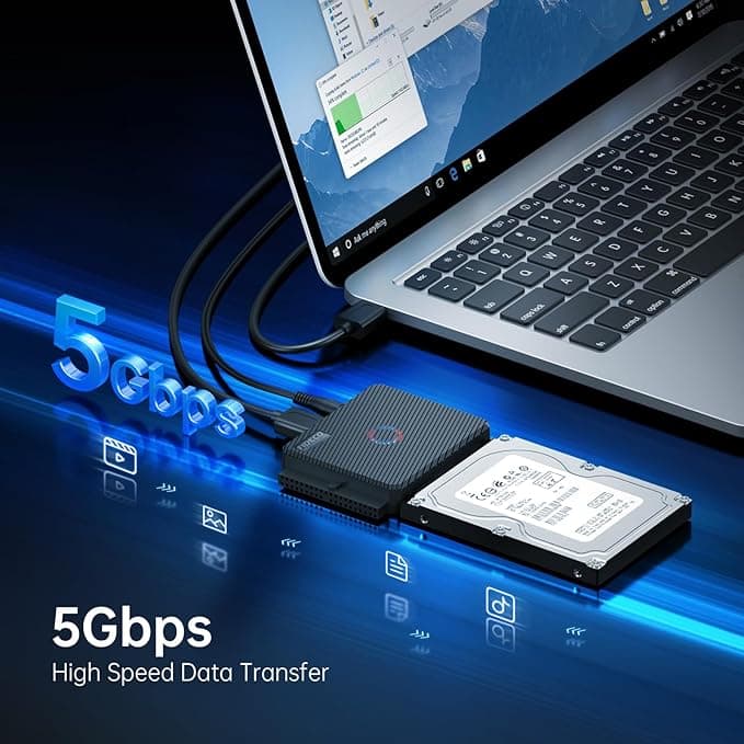 تبدیل FIDECO USB 3.0 to SATA or IDE Adapter S3G-PL03 — تصویر ۴
