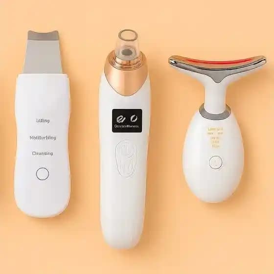 پک فیشیال 3 عددی میکرودرم + اتو صورت + ماساژور صورت