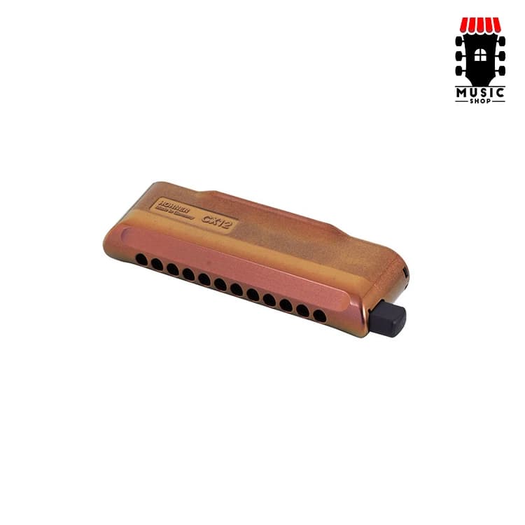 سازدهنی کروماتیک هوهنر M754601 CX12 JAZZ HARMONICA RED TO GOLD — تصویر ۹