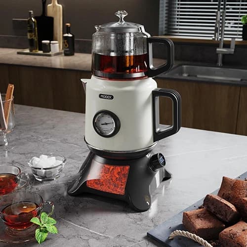 چای ساز برقی مودکس مدل TCS8010 طرح شومینه ای — تصویر ۲