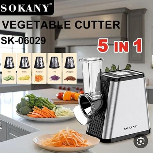 رنده چرخ گوشتی 5کاره مدل Sokany SK-06029 — تصویر ۳