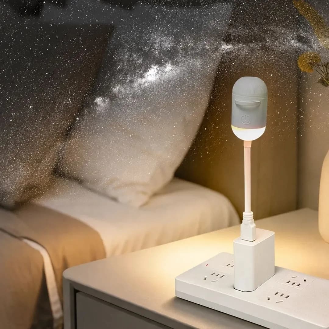 چراغ خواب و پروژکتور کهکشانی Starry Sky Projection Nightlight — تصویر ۱۰