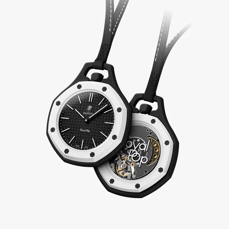 ساعت اودمار پیگه x سواچ AP X SWATCH مدل HUIT NOIR BLANC
