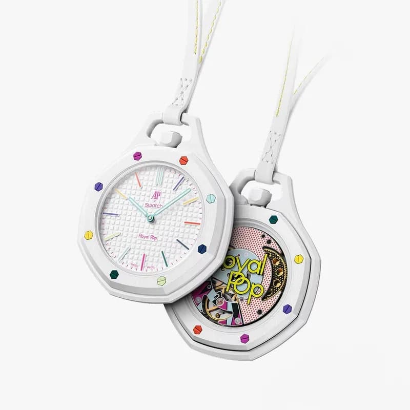 ساعت اودمار پیگه x سواچ AP X SWATCH مدل HUIT BLANC — تصویر ۸