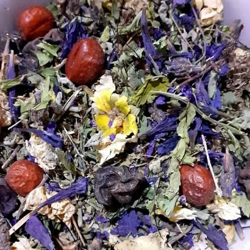 دمنوش چهل گیاه 50 گرم مناسب آسم .سرما خوردگی شدید .عفونت گلو — تصویر ۴