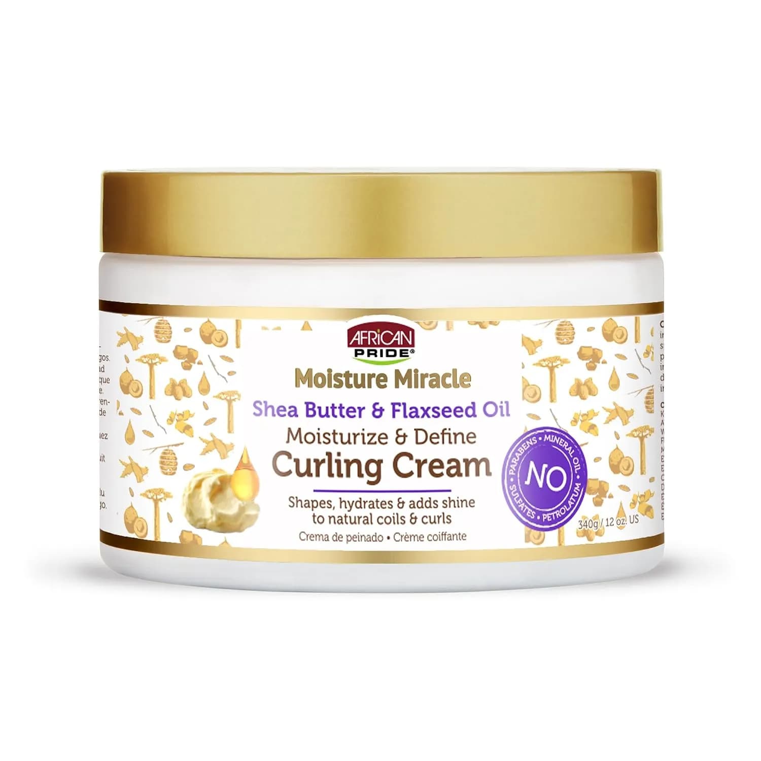 کرم فرکننده و حالتدهنده مو African Pride Shea Butter & Flaxseed Oil Curling Cream