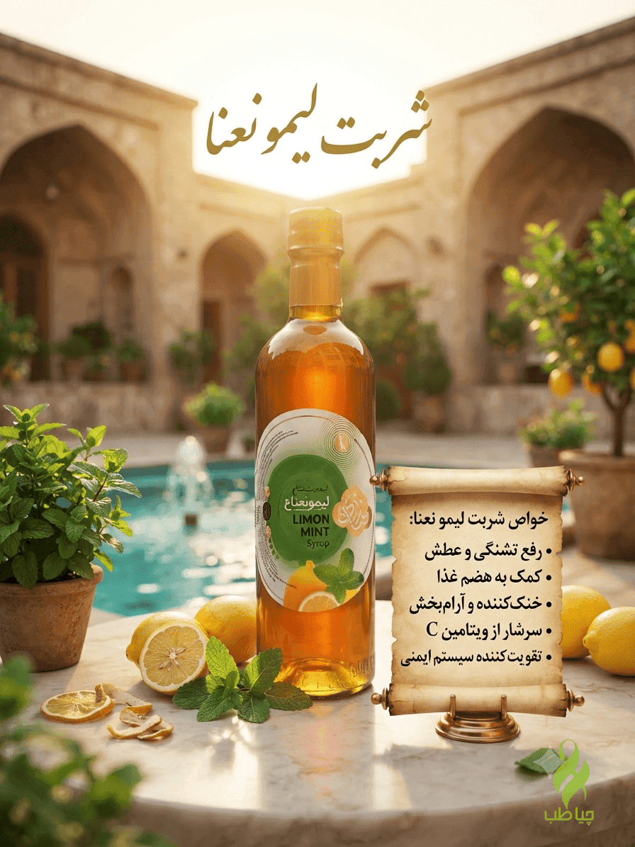 شربت گیاهی لیمو نعنا (نمازی)
