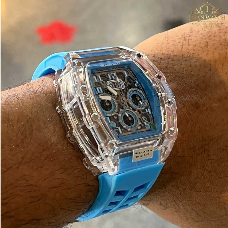 ساعت مچی مردانه ریچارد میل آبی 8894 Richard Mille Mclaren — تصویر ۳