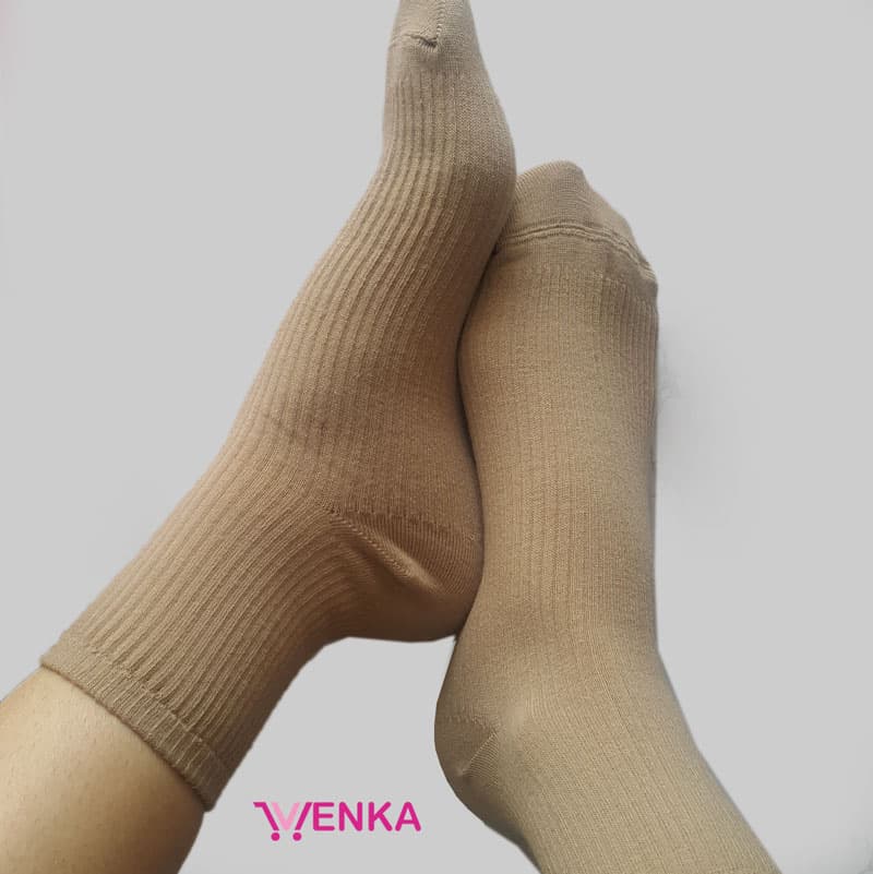 جوراب نیم ساق کبریتی کد 0272