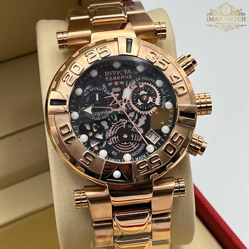 ساعت مچی اینویکتا سوباکو مردانه رزگلد Invicta Subaqua 6533