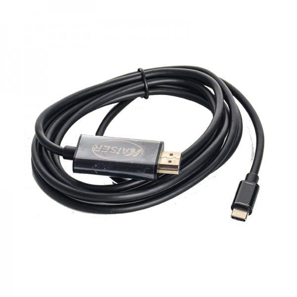 کابل MHL تایپ سی (Type-C To HDMI) کایزر (KAISER) طول 2 متر مدل K-627 — تصویر ۵