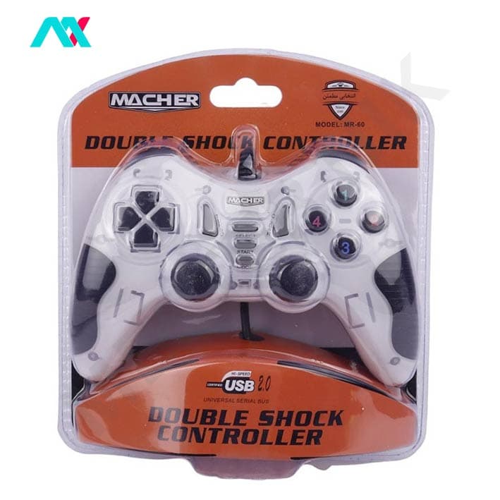 دسته بازی تک شوک دار سیمی Macher MR-60 — تصویر ۹