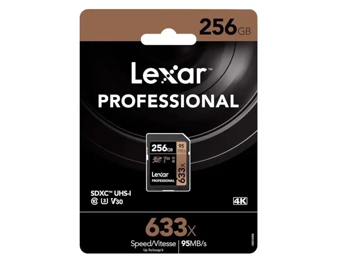 کارت حافظه 256 گیگابایت SDXC لکسار مدل Lexar Professional 633x UHS-I U3 V30