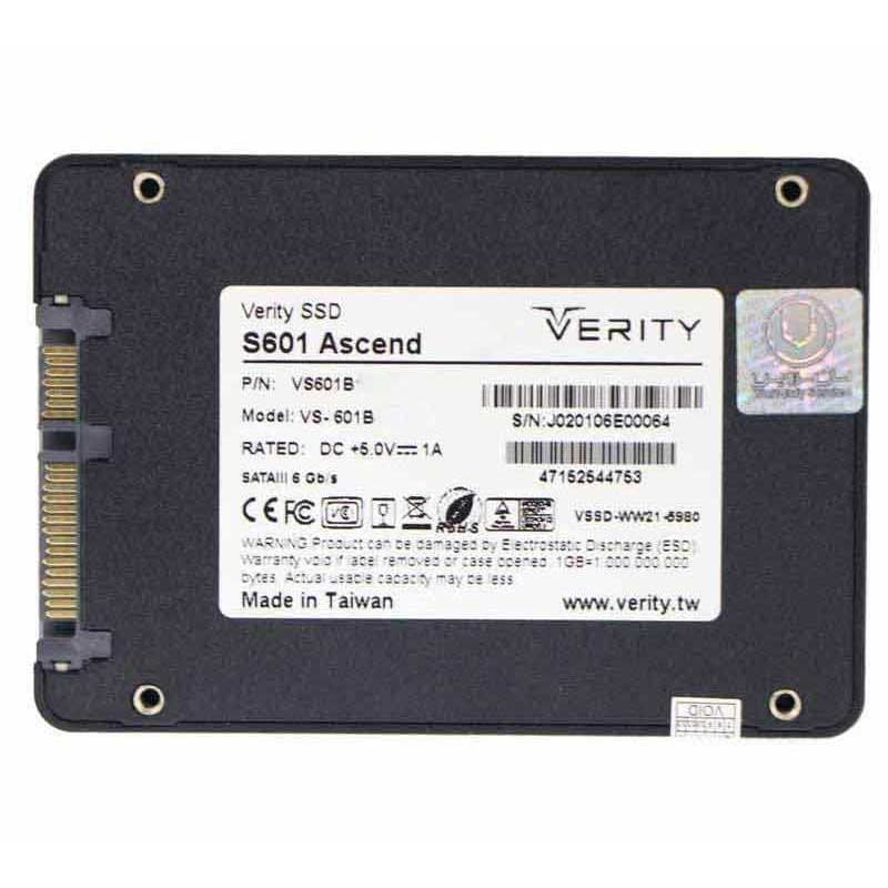 حافظه 256 گیگابایت SSD وریتی Verity Ascend VS-601 — تصویر ۱۲