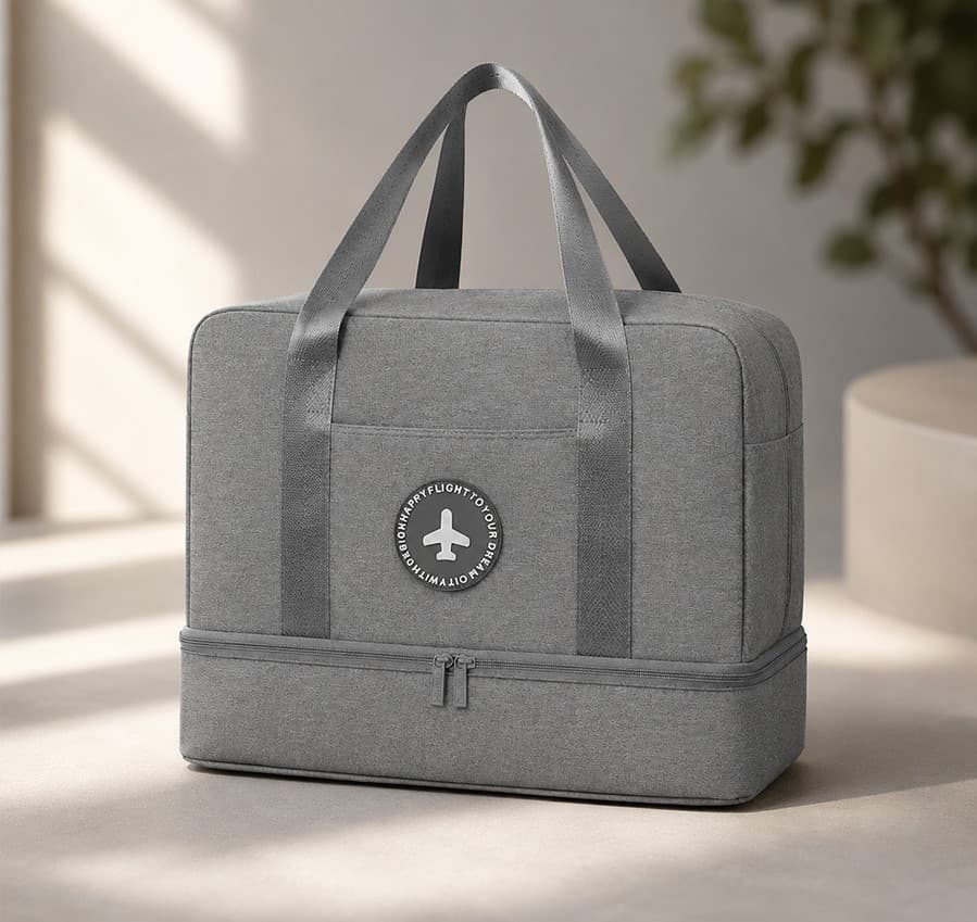 ساک مسافرتی لباس و کفش برزنتی مدل TRAVEL BAG — تصویر ۲