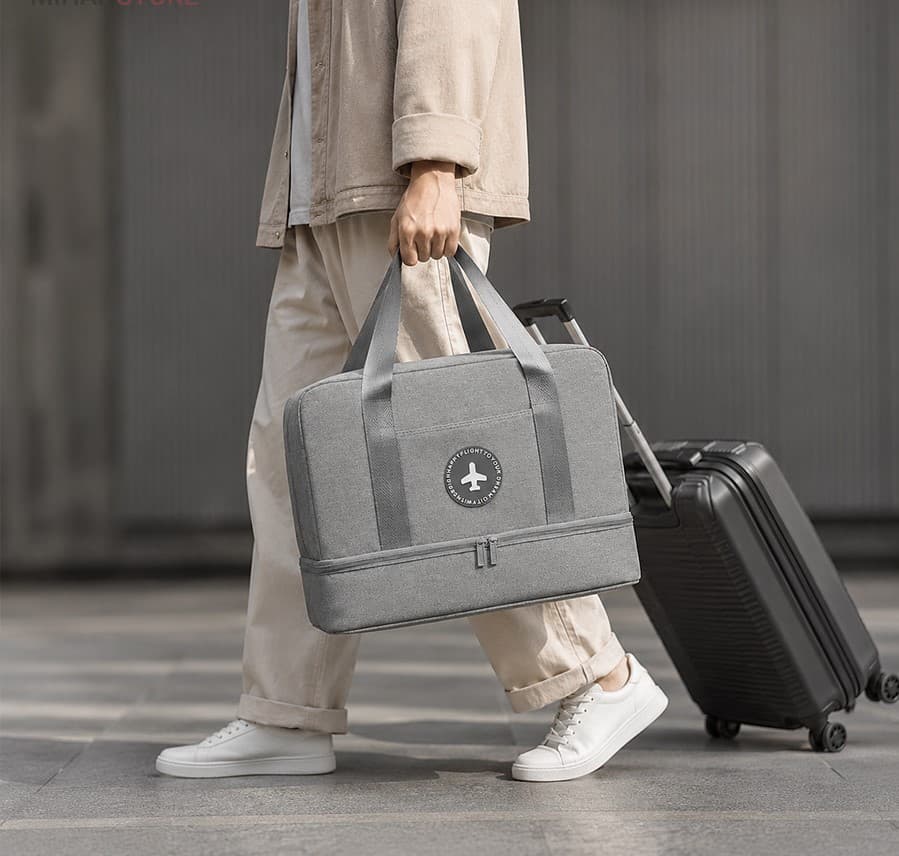 ساک مسافرتی لباس و کفش برزنتی مدل TRAVEL BAG — تصویر ۹