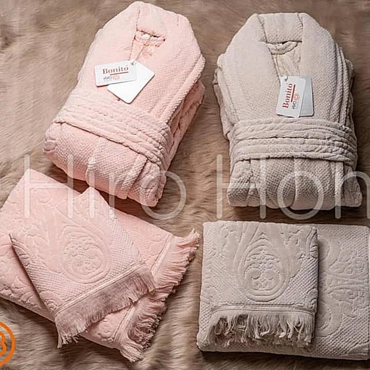 ست حوله عروس و داماد 10 تیکه بونیتو — تصویر ۲