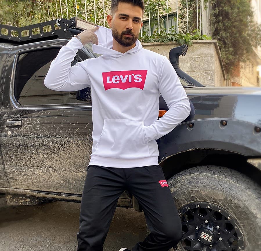 ست هودی و شلوار مدل LEVIS