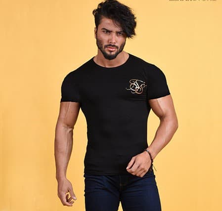 تی شرت مردانه طرح Golden S