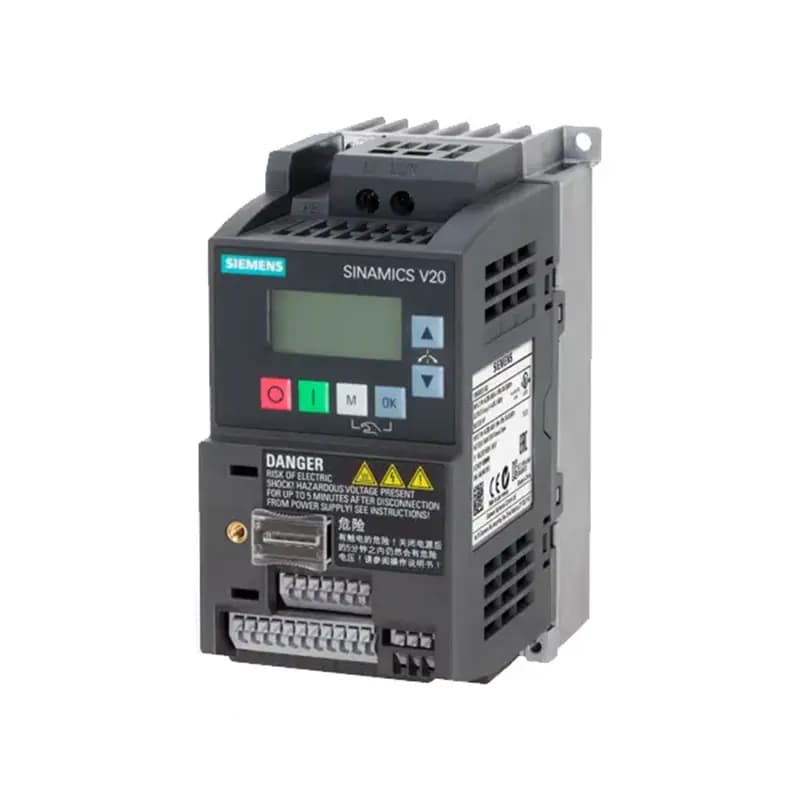 اینورتر تک فاز زیمنس سری v20 مدل 6SL3210-5BB15-5UV1 — تصویر ۴