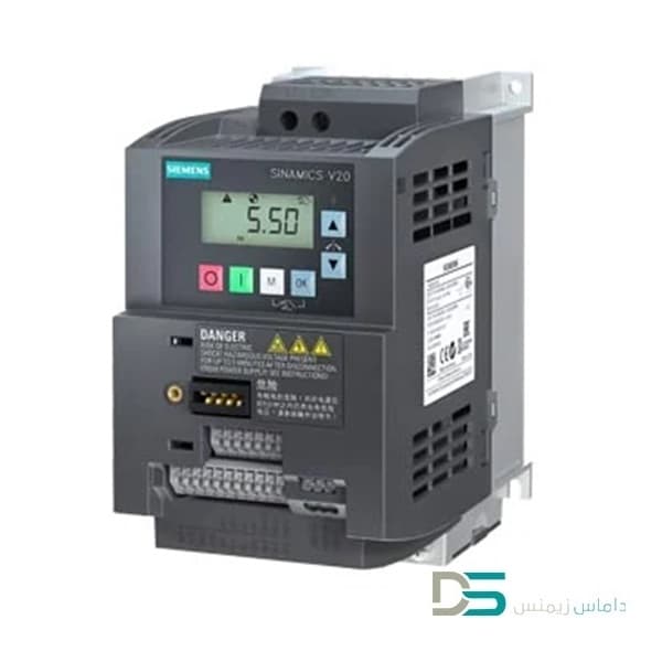 اینورتر تک فاز زیمنس سری v20 مدل 6SL3210-5BB21-1AV1