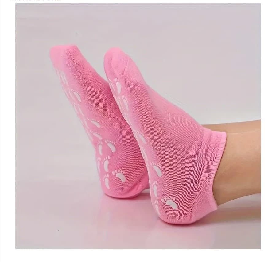 جوراب سیلیکونی ترک پا مدل Spa Gel Socks — تصویر ۴