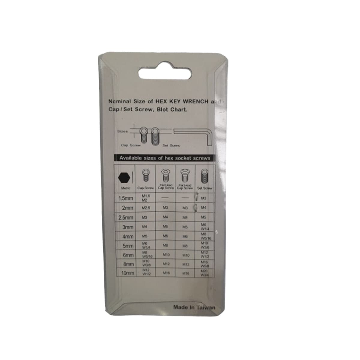 آچار آلن چاقویی (مشتی) سری 7 عددی AKT کد H21701 — تصویر ۵