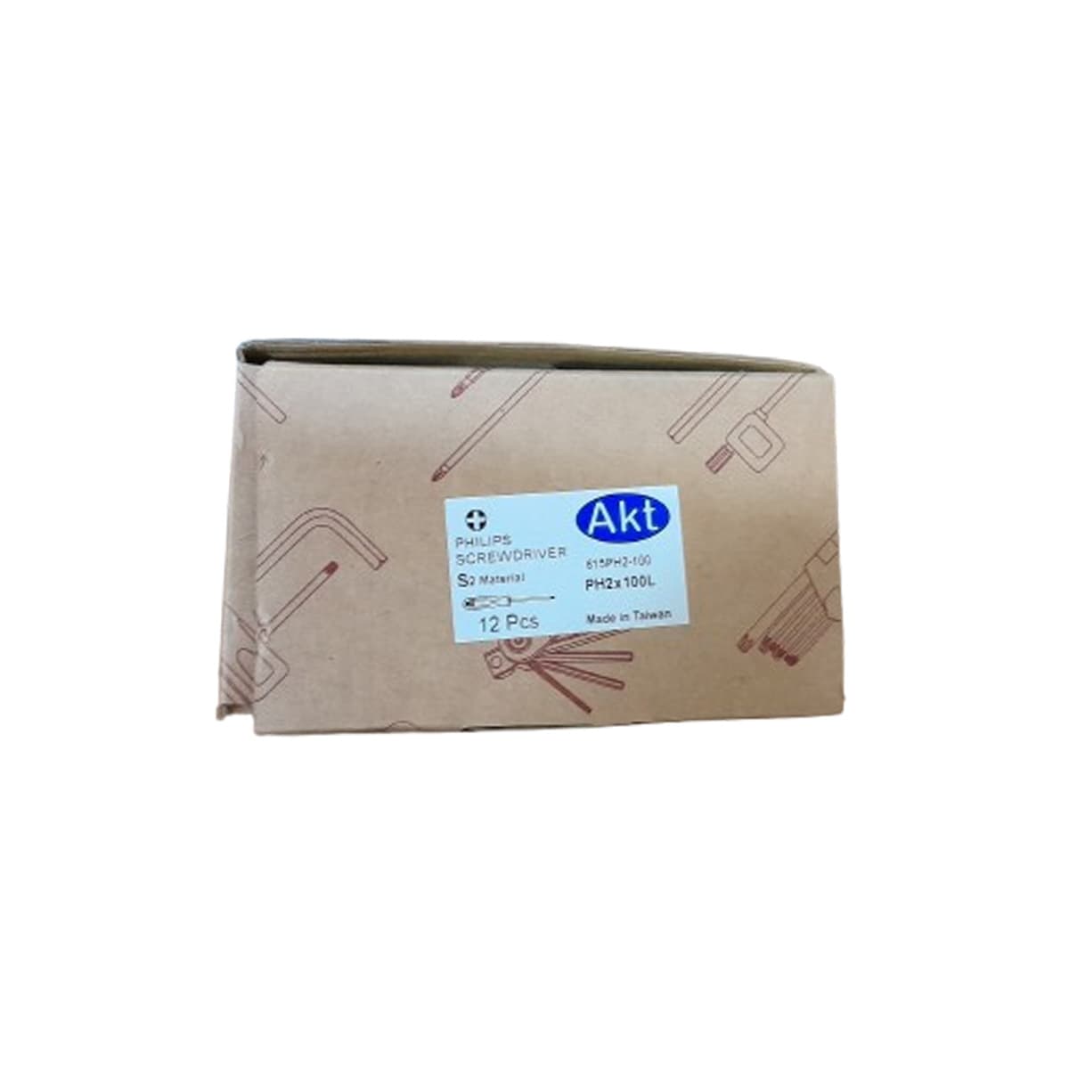پیچ گوشتی چهارسو AKT کد 615PH — تصویر ۴