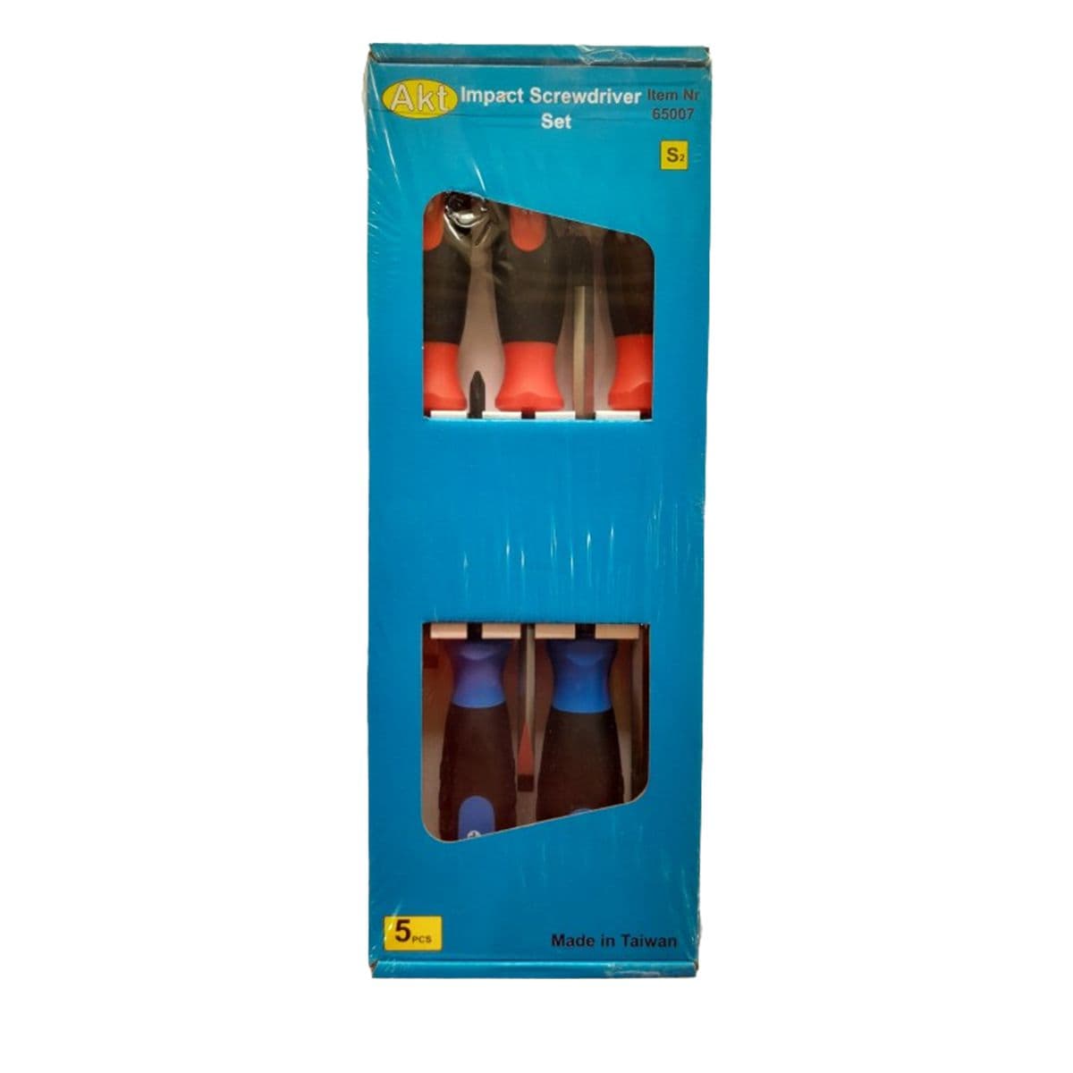 سری پیچ گوشتی ضربه خور AKT کد 65007 — تصویر ۲