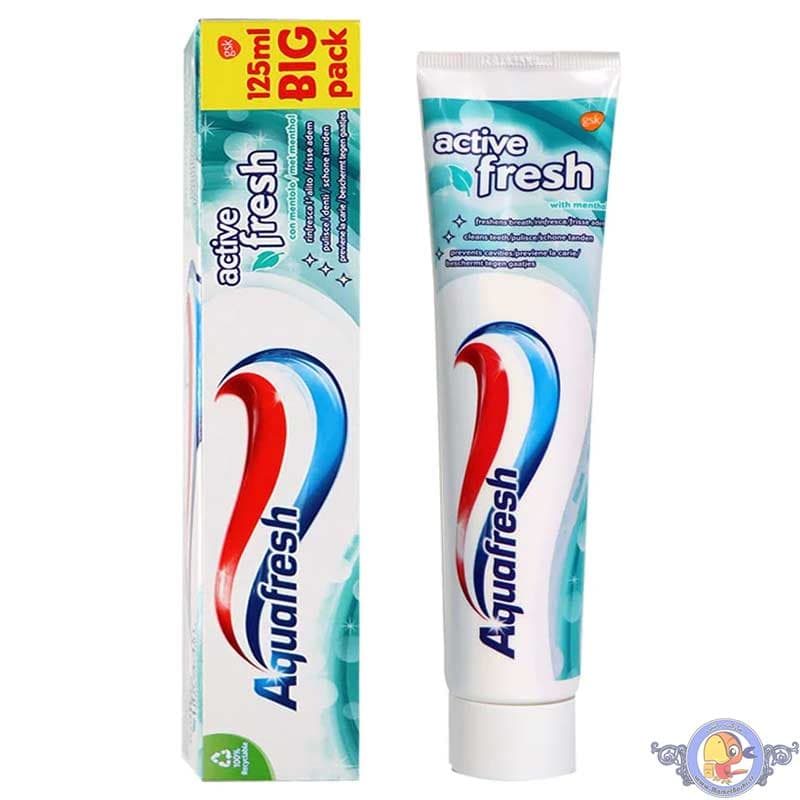 خمیر دندان آکوا فرش مدل Active Fresh حجم 125ml